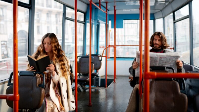 Niespodziewany pożar autobusu miejskiego na linii C