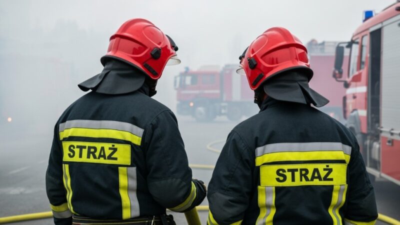 Potężny pożar w Przecławiu: Strażacy opanowali sytuację w godzinę, żadnych ofiar!