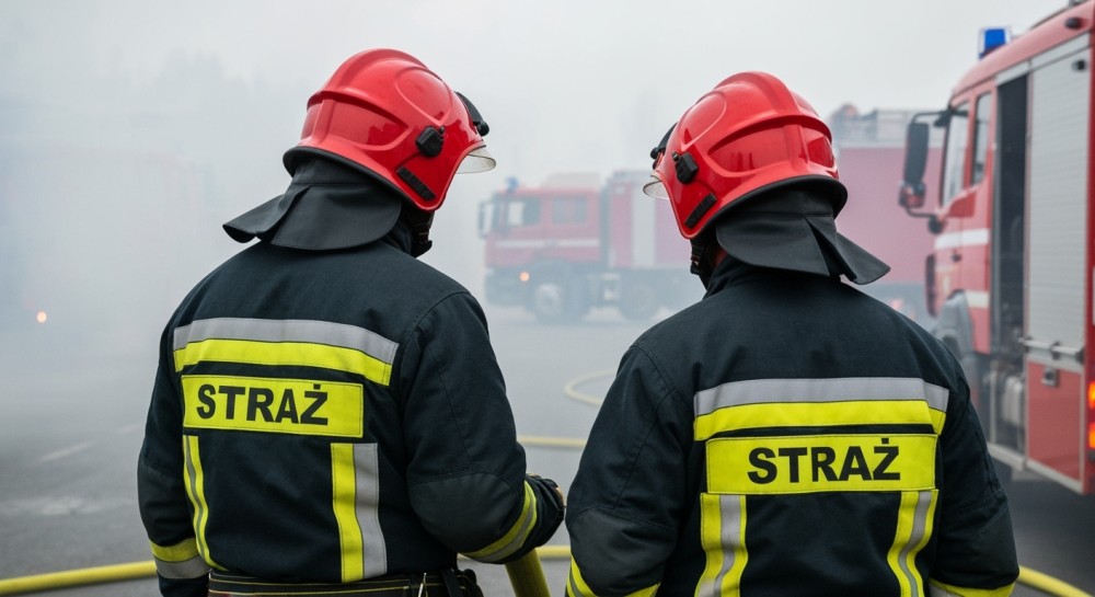 Potężny pożar w Przecławiu: Strażacy opanowali sytuację w godzinę, żadnych ofiar!