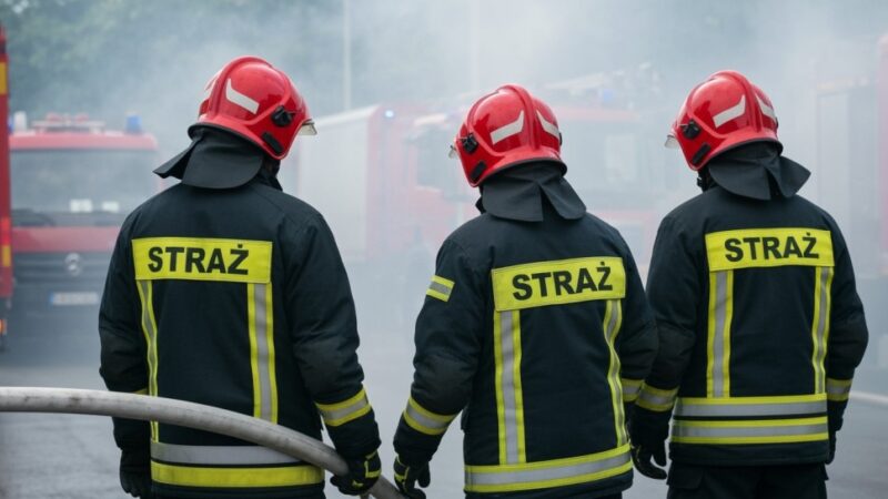 Pożar hali w Przecławiu: Strażacy błyskawicznie opanowali sytuację!