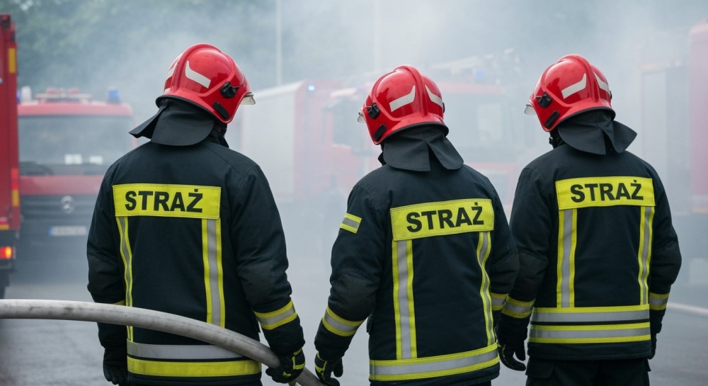 Pożar hali w Przecławiu: Strażacy błyskawicznie opanowali sytuację!