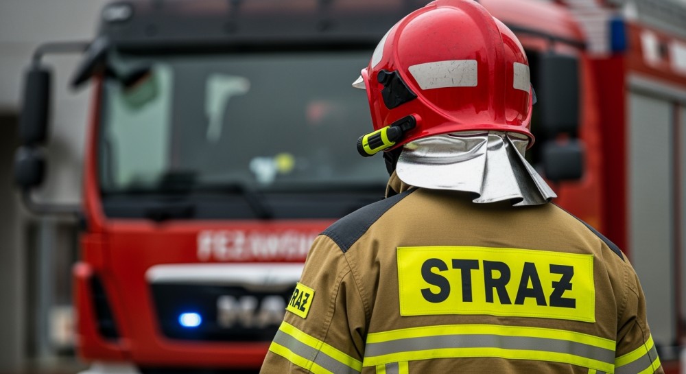Pożar zakładu opon w Szczecinie: RCB ostrzega mieszkańców przed zagrożeniem