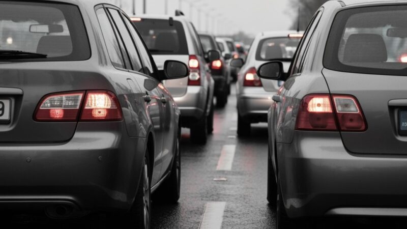 Utrudnienia na S6: Ciężarówka z pękniętą oponą blokuje ruch