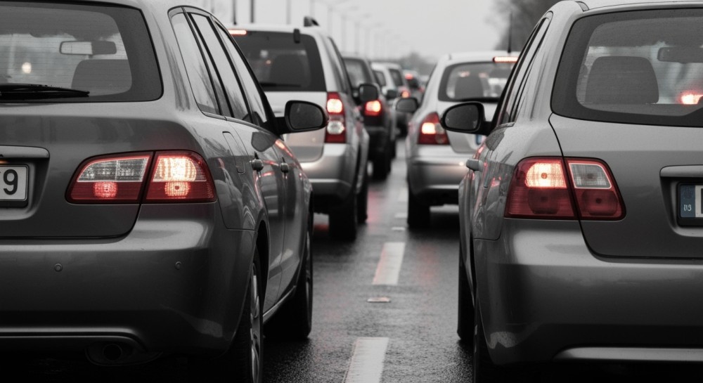 Utrudnienia na S6: Ciężarówka z pękniętą oponą blokuje ruch