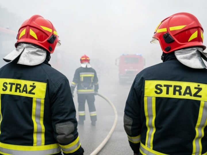 Szczecin w ogniu: Strażacy ratują mieszkańców z płonącego bloku