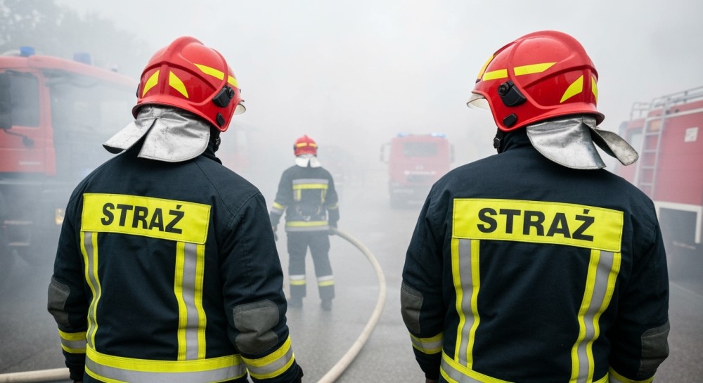 Szczecin w ogniu: Strażacy ratują mieszkańców z płonącego bloku