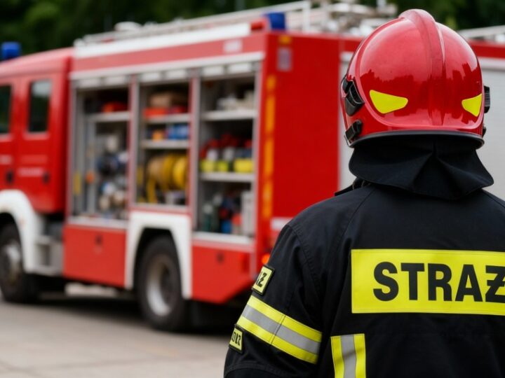 Nowe umiejętności i sprzęt dla druhów OSP w Szczecinie dzięki dotacji na szkolenie wysokościowe