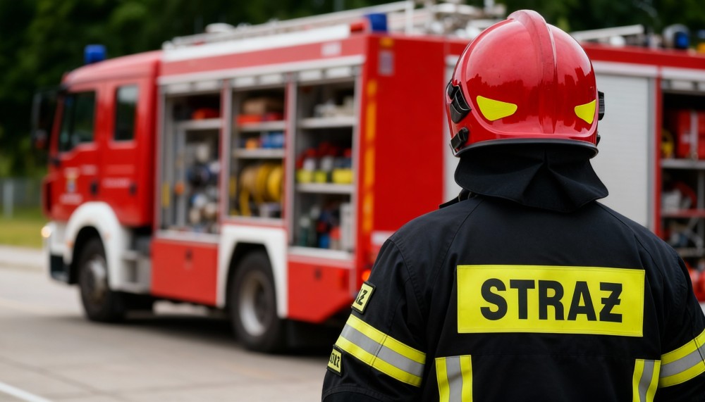 Nowe umiejętności i sprzęt dla druhów OSP w Szczecinie dzięki dotacji na szkolenie wysokościowe