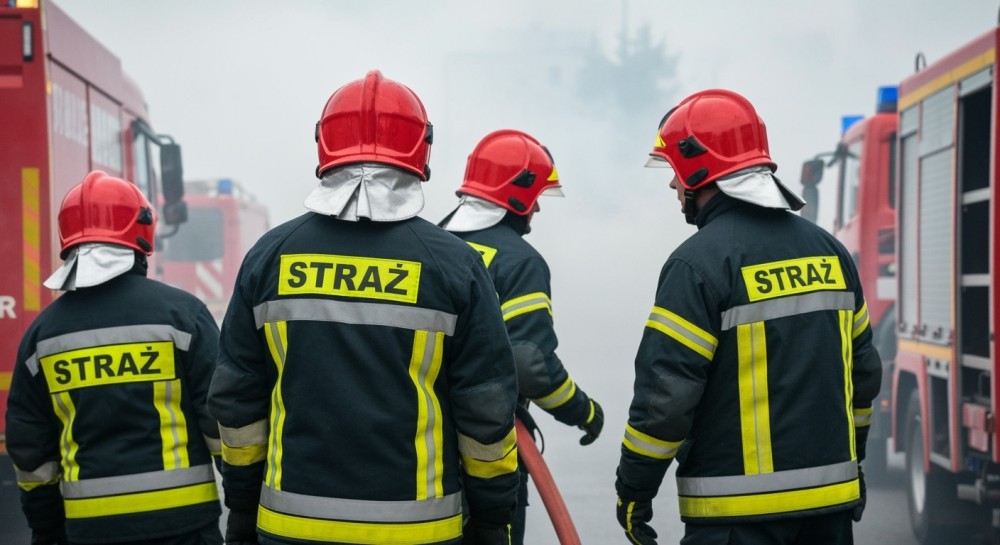 Błyskawiczna akcja straży: Pożar opanowany dzięki mieszkańcom i policji!