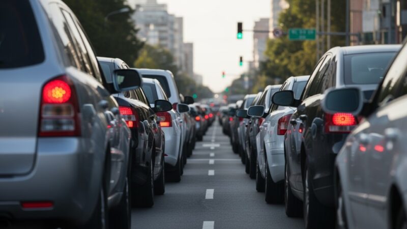 Świąteczne zakupy w Szczecinie: Korki i bezpieczeństwo na drogach!