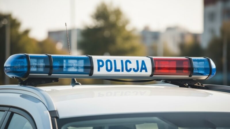 Policjant z sercem ratuje nietoperza w Szczecinie