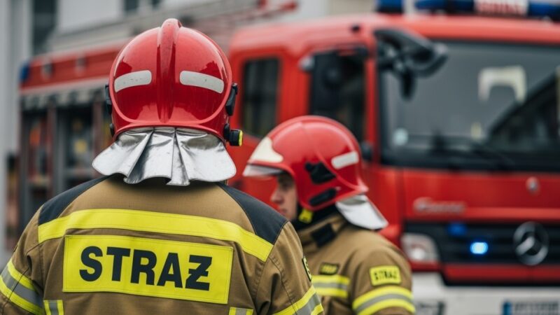 Wielkanocna tradycja strażaków w Szczecinie: życzenia i wspólna modlitwa