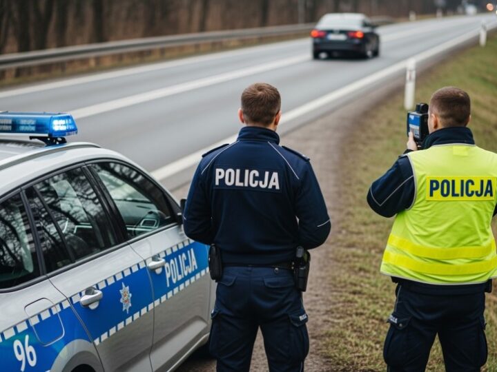 Ekstremalne szaleństwo na drodze: Kierowca pędził 63 km/h za szybko!