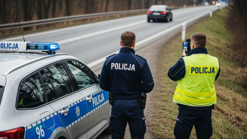 Ekstremalne szaleństwo na drodze: Kierowca pędził 63 km/h za szybko!