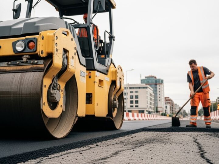 Nowa nawierzchnia na drodze Dobra–Stolec: prace w toku!