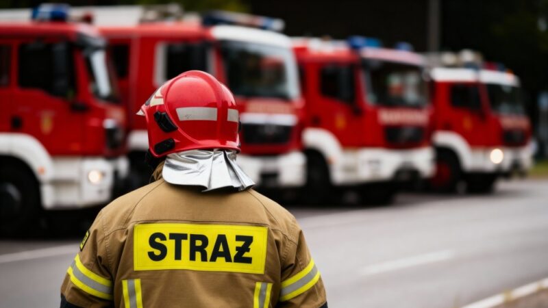 Ratownicy w akcji: wspólne ćwiczenia OSP Szczecin w leśnym terenie