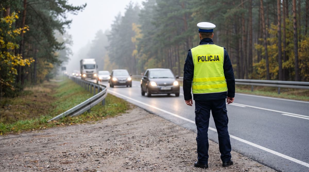 Zatrzymany kierowca z mroczną przeszłością: rutynowa kontrola ujawnia nielegalne sekrety